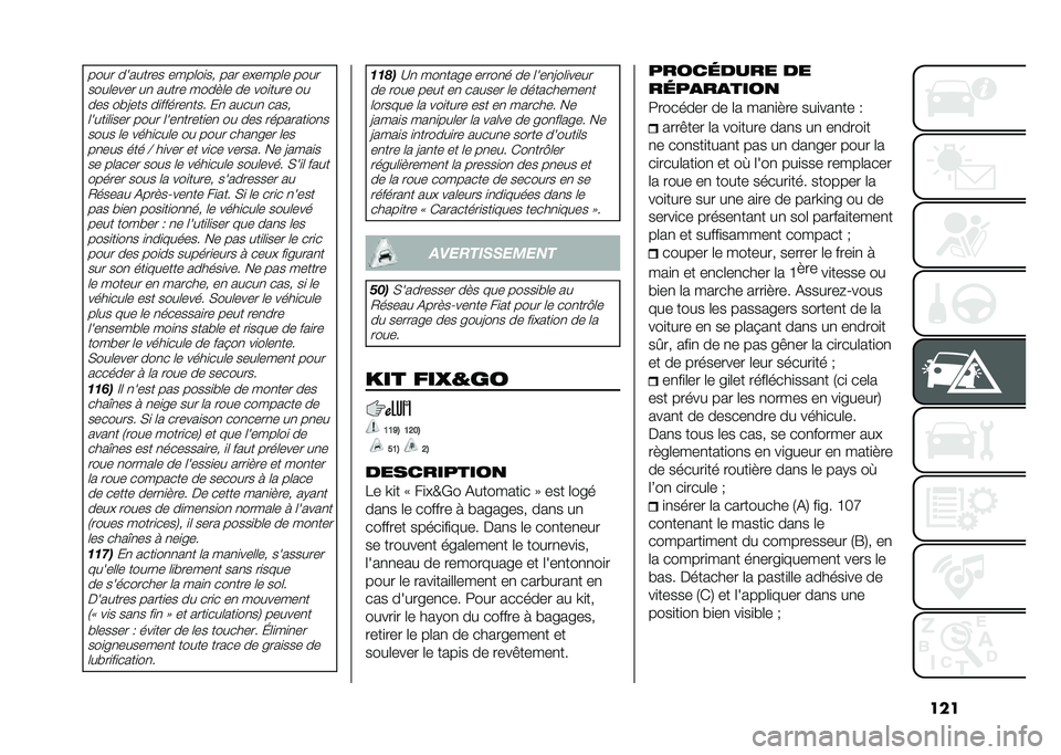 FIAT 500L 2021  Notice dentretien (in French) ������� �������� ����	��
�� ��� ��!����	� ����
����	���� ��
 ����� ����"�	� �� ���
���� ����� ��#�=��� ��
������
��� ��
 �