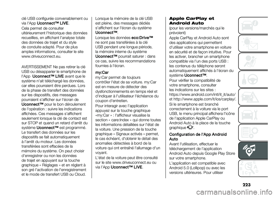 FIAT 500L 2021  Notice dentretien (in French) �����	� �A�,�G ���
��
����� ���
���
��#�	����
� ��
��
� �	��(��
�2�������	�? ��(�.�/ �
�*��	� ������ �� ���
���	���
��	����
�������
� �