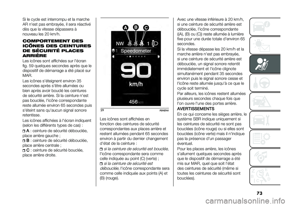 FIAT 500L 2021  Notice dentretien (in French) �
��,�
 �	� ��.��	� ��� �
�
�������� �� �	� ������
�(�2 �
���� ��� ���#���.��� �
�	 ���� ������
��
��"� ��� �	� ��
����� ���������