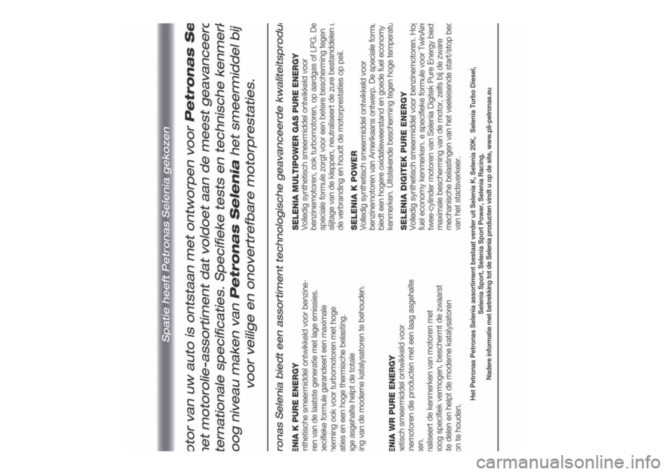 FIAT 500L 2018 Instructieboek (in Dutch) FIAT 500L 2018 Instructieboek (in Dutch)