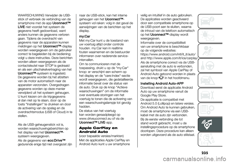 FIAT 500L 2020  Instructieboek (in Dutch) �����5�5�*�4�@�"�A��%�,�$ �&��
� �����
 �� �A�4�=�;
��	��� �� ���
�
�
��� �� ���
�
������ ��� ��
����
�	����� ���	 �� ���
�6���	�	����A
���1
