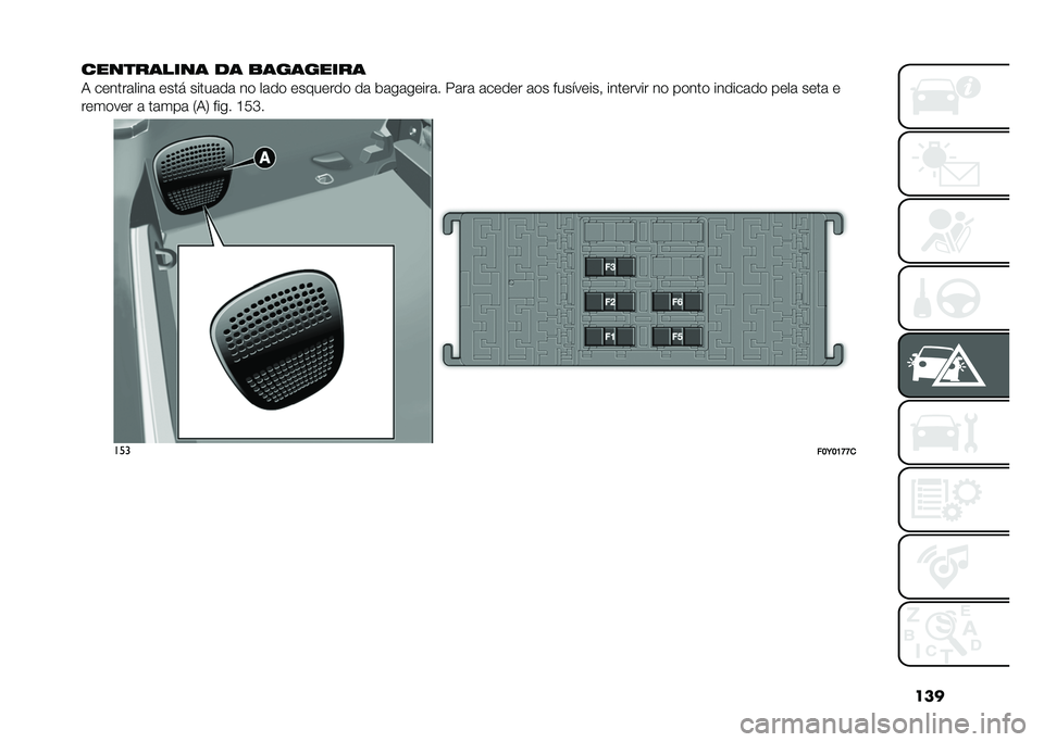 FIAT 500L 2020  Manual de Uso e Manutenção (in Portuguese) ���
����
��	����	 �
�	 ��	��	�����	
�1 ���������� ����! ������� �� ���� �������� �� �	��
��
����� ���� ������ ��� �������