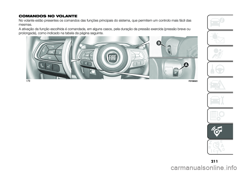 FIAT 500L 2020  Manual de Uso e Manutenção (in Portuguese) ���
����	��
�� �� ����	��
�
�-� ������� ����� ��������� �� �������� ��� ����$�%�� ���������� �� ��������# ��� ������