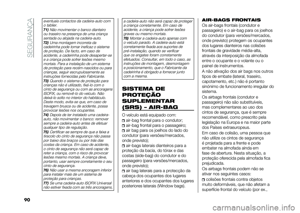 FIAT 500L 2020  Manual de Uso e Manutenção (in Portuguese) ��0�3�/�B�9�1�-�K�1
��
��������� ��������� �� ��������"���� ���
� ���	�����
�(���-�� ���������� � �	���� ���������
�� ����