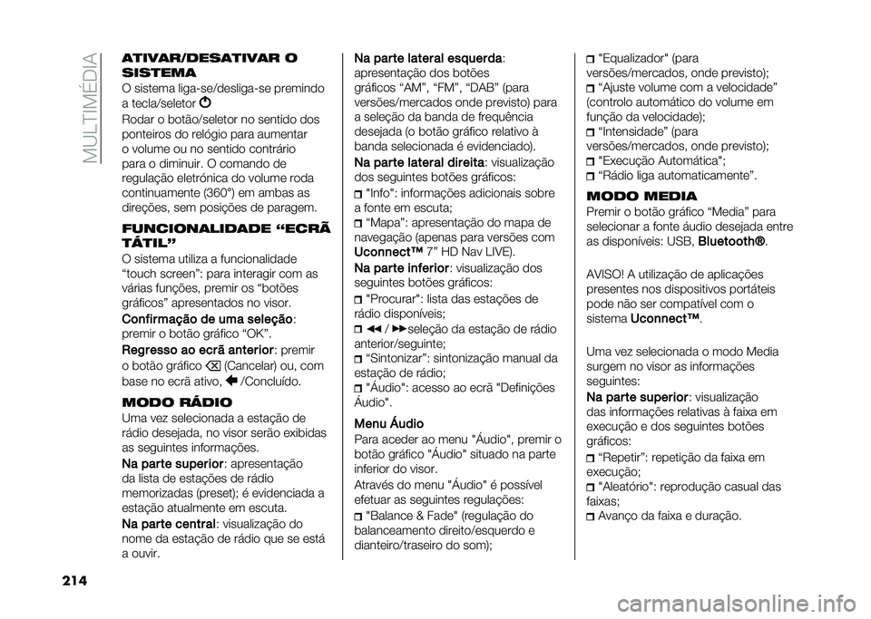 FIAT 500L 2021  Manual de Uso e Manutenção (in Portuguese) ���B��D�E��(�.�E�1
��� �	�
���	��1�
���	�
���	� �
����
���	
� ������� ���
��"���C������
��"�� ��������
� ������C�������
�9���� � �	�