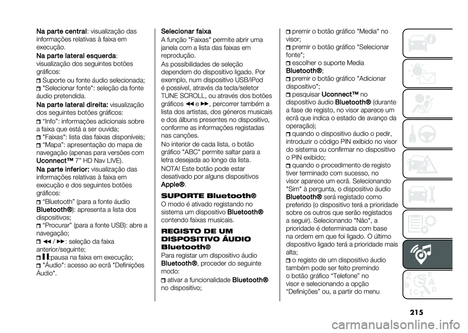 FIAT 500L 2021  Manual de Uso e Manutenção (in Portuguese) ����� ��� �� ���
�� ��
�6 �������� ��$�� ���
��������$�%�� ��������� �* ����+� ��
��+����$���
�� ��� �� ����� �� ��� ��� 