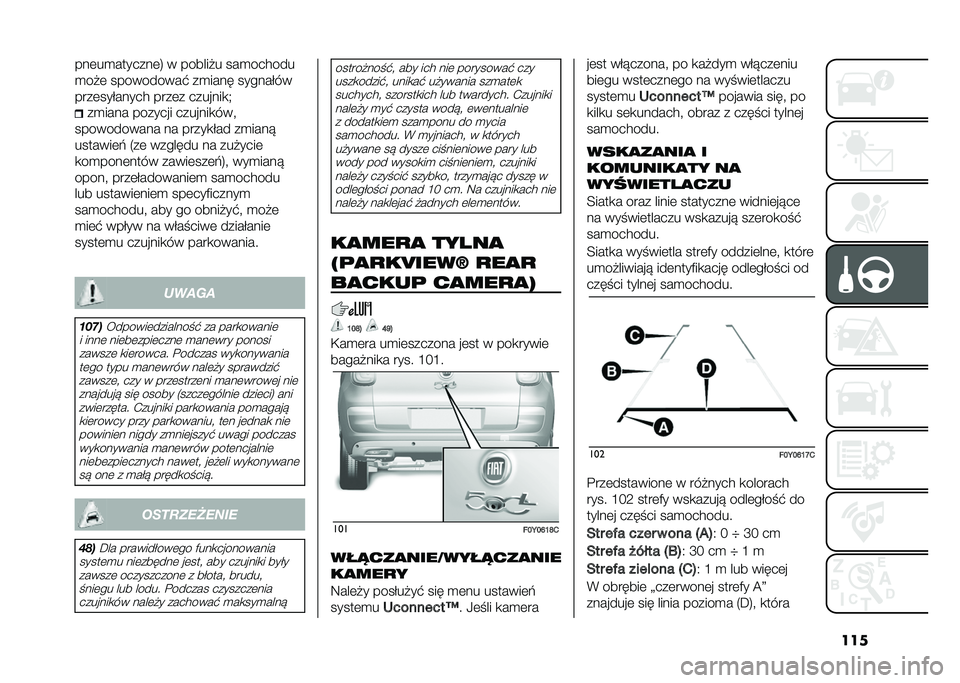 FIAT 500L 2020  Instrukcja obsługi (in Polish) ������	��
�������	�6 � ������#� ���
������
�
��#�	 ����������$ ��
���� ��������
����	�������� ����	� �������
�+
��
���� ��