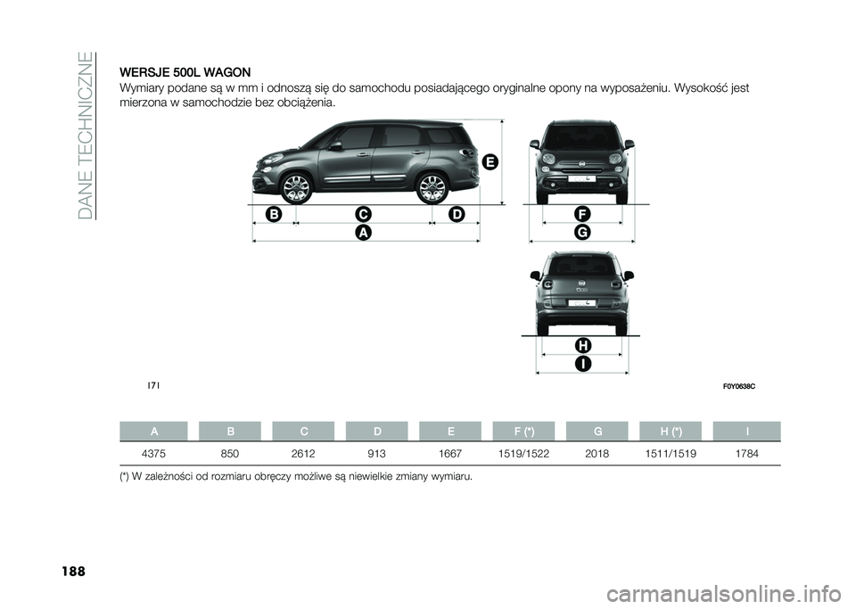 FIAT 500L 2020  Instrukcja obsługi (in Polish) ��D�@�9�8��>�8�.�Q�9�F�.�*�9�8
�����.�8��>�. ���� ��2�A�3�5
�(��
���� ������	 ��! � �
�
 � �������! ��� �� ���
������ ���������!��	�� ������
