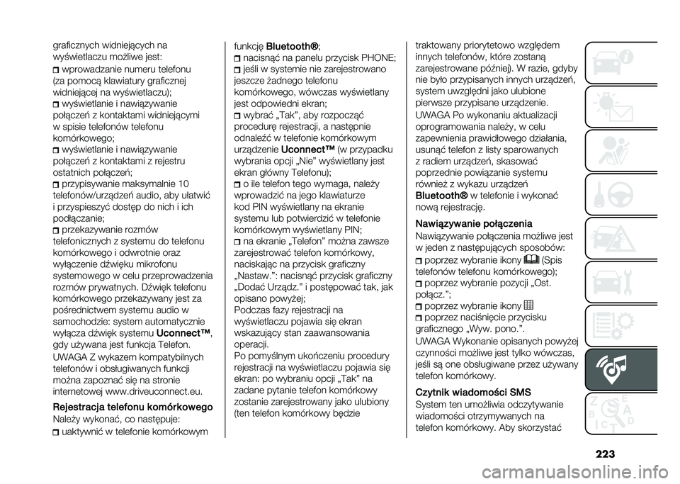 FIAT 500L 2020  Instrukcja obsługi (in Polish) �������)������� ������	��!���� ��
��� ���	������ �
��#����	 ��	���4
������������	 ���
�	�� ��	��	�)���
�5�� ���
���! �
�������