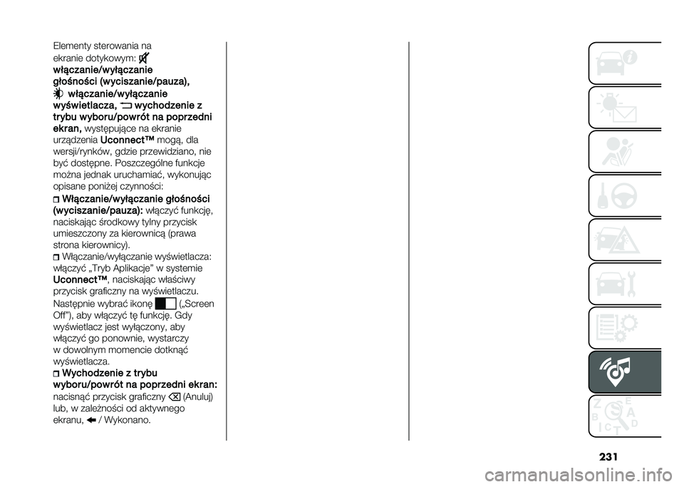 FIAT 500L 2020  Instrukcja obsługi (in Polish) ����8��	�
�	��� ���	������� ��
�	�
�����	 �����
����
�4
� ��%�������G� ���%������
����&���&�� �"� ����������G������$�
� ��%���