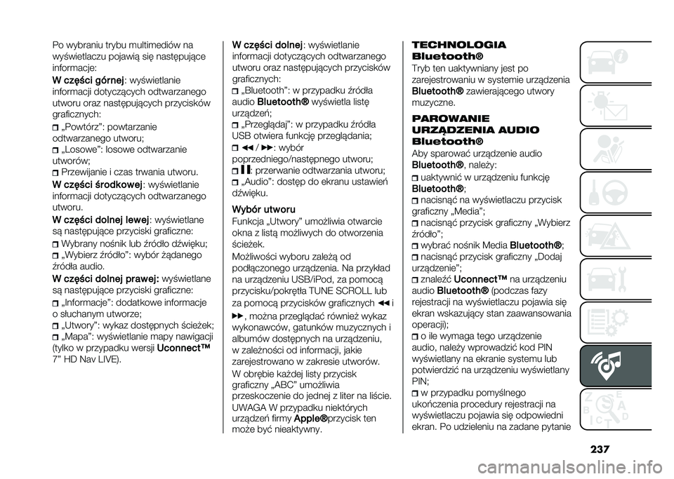 FIAT 500L 2020  Instrukcja obsługi (in Polish) ���
�%� �������� ����� �
�����
�	���� ��
��� ���	������ �������! ��� ���������!��	
���)���
����	�4
� ���(�&�� ��-� ���
�4 ��� �