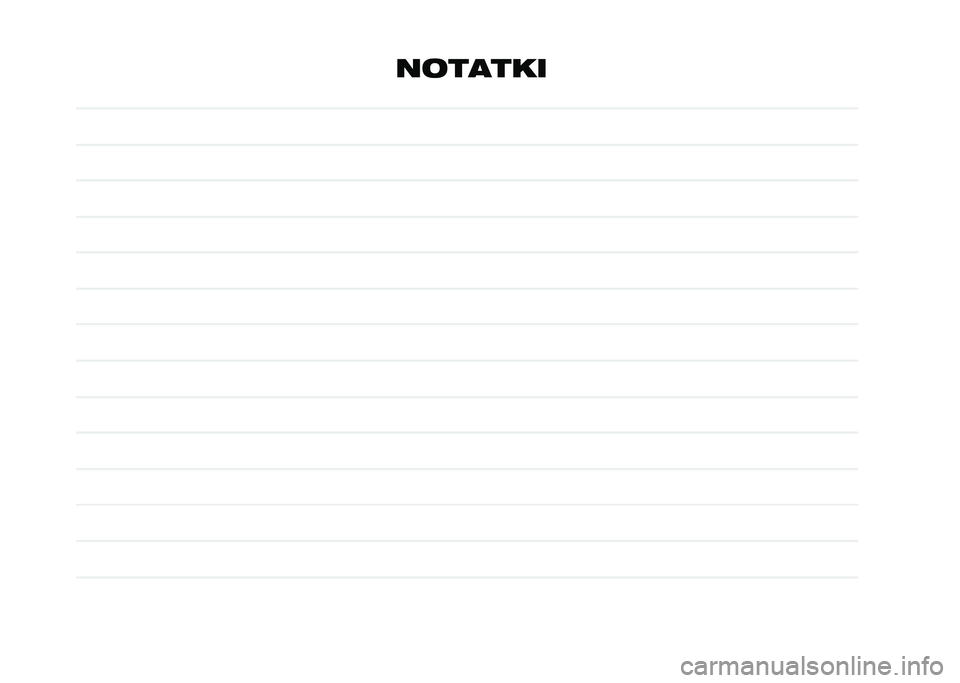 FIAT 500L 2020  Instrukcja obsługi (in Polish) ����
��� 