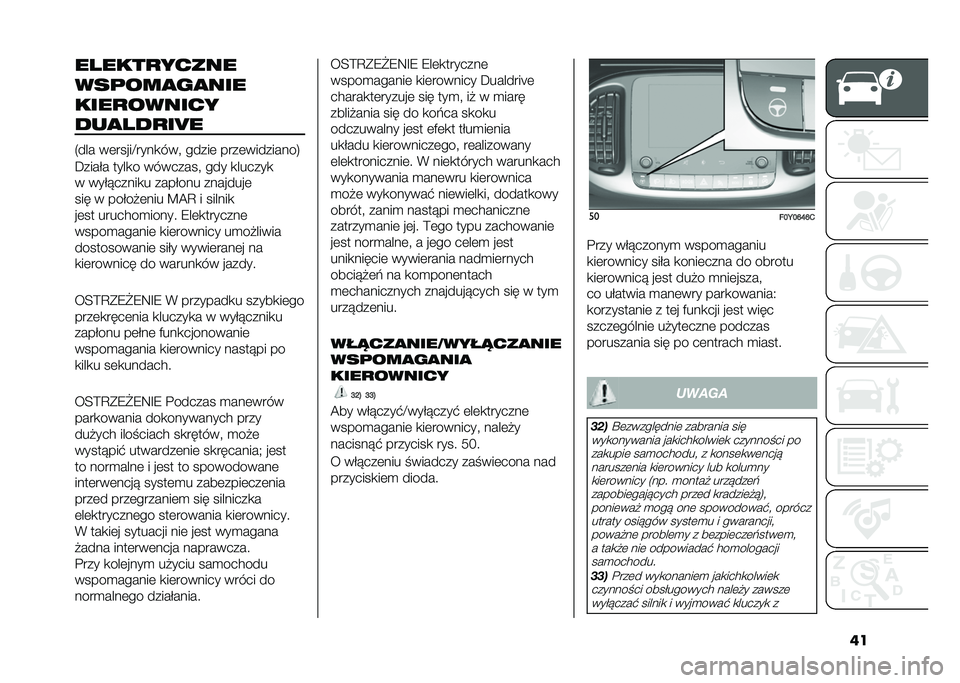 FIAT 500L 2020  Instrukcja obsługi (in Polish) ���� ����
�����
���	���
��
���
����
������
���
� ��
��9�
�5��� ��	�����E����
���" �����	 ����	���������6
�D����� ����
� �����