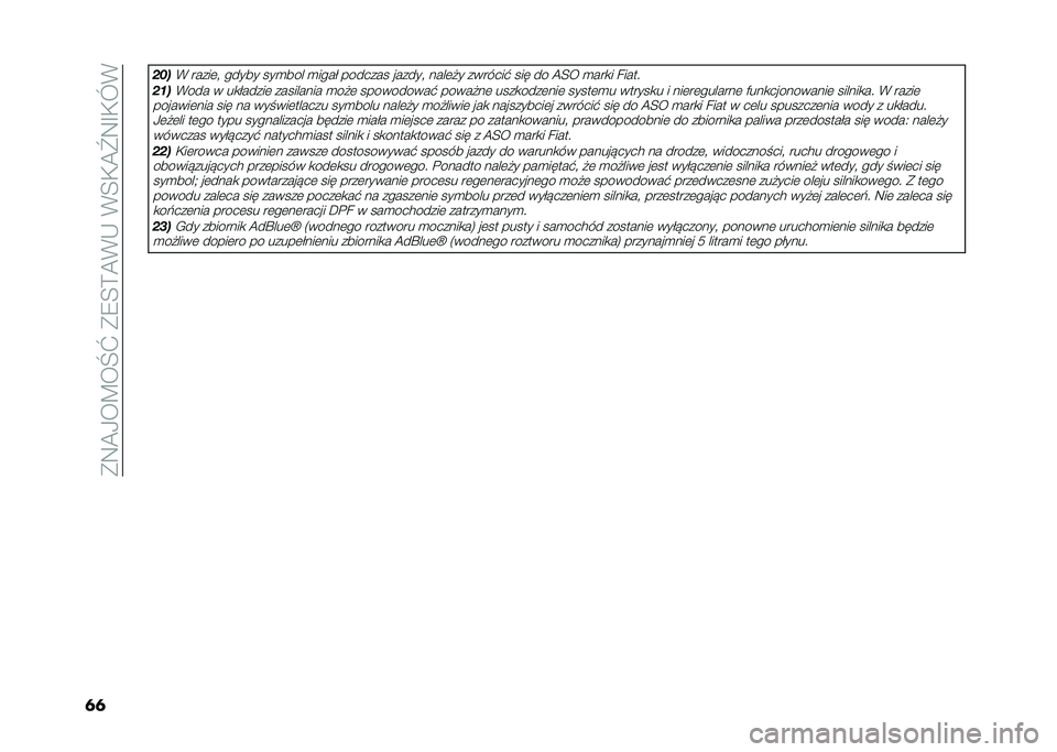 FIAT 500L 2020  Instrukcja obsługi (in Polish) ��*�9�@�0��B��M�]��*�8�<�>�@�(�-��(�<�,�@�\�9�F�,�L�(
�	�	��-�
�( �����	�" ����� ���
��� �
���� ������� ������" ����	�#� �������$ ��� �� �@�<� �
�