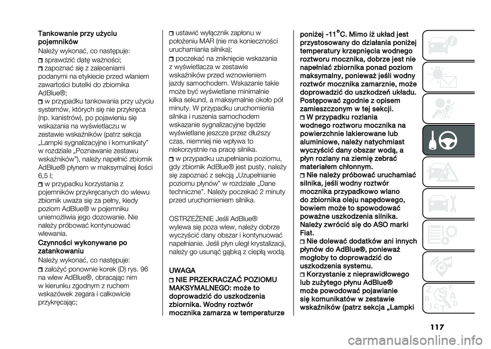 FIAT 500L 2021  Instrukcja obsługi (in Polish) ���
�4��� �� ���� �� �� �� ����
��� ��+��� �-�
�9���	�#� ���
����$�" �� ���������	�4
���������$ ���� ���#��� ���+
��������$ ���