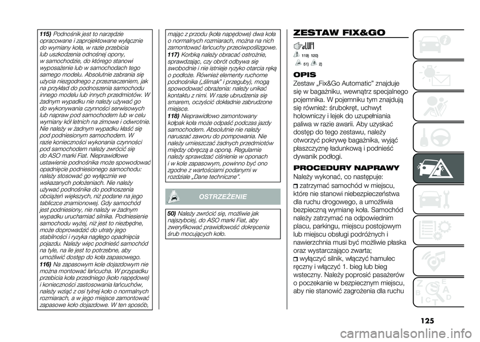 FIAT 500L 2021  Instrukcja obsługi (in Polish) ������(��%����� ���
 ��	�� �� ���������	
����������	 � �������	�
������	 ����!�����	 �� ���
���� �
����" � �����	 ����	�����