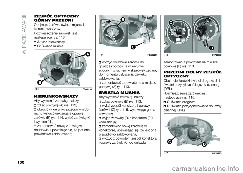FIAT 500L 2021  Instrukcja obsługi (in Polish) ��(��C�@�*�F�8��@�(�@�C�F�F
��� ����	�� ��	������
���
�� �	�
�����
���	��
���	 �#�����
� � �����	� �
������ �
�
��	����
����
�����
�C���
