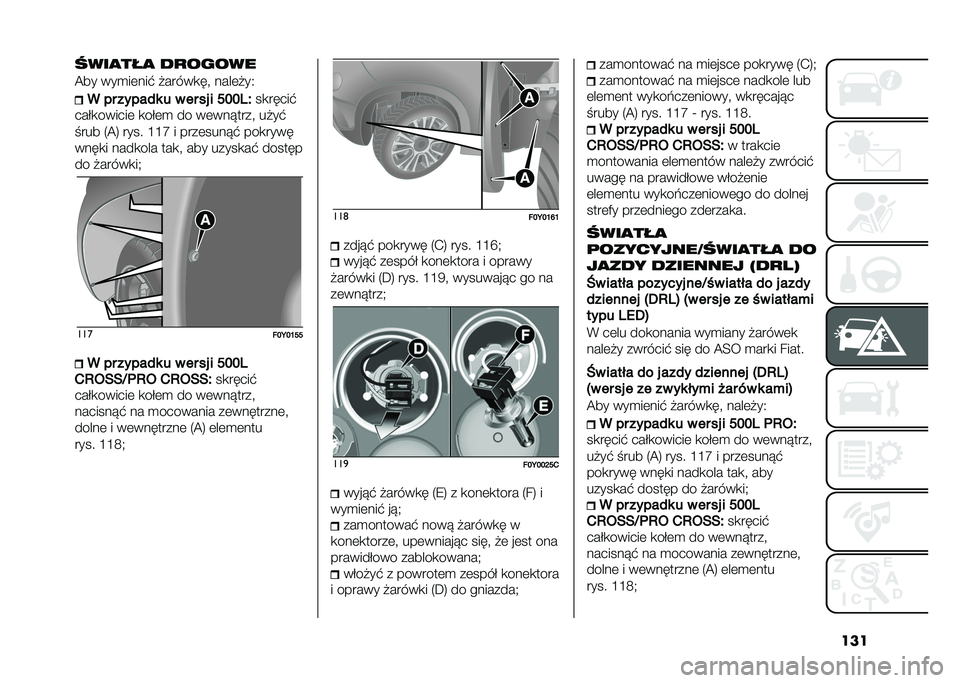 FIAT 500L 2021  Instrukcja obsługi (in Polish) �������
���
 ��
�����
�@�� ���
��	���$ �#�����
��" ����	�#��4
� �� �����)� � � �� �� � �����
��
�����$
����
������	 �
���	�
 �� ��	�