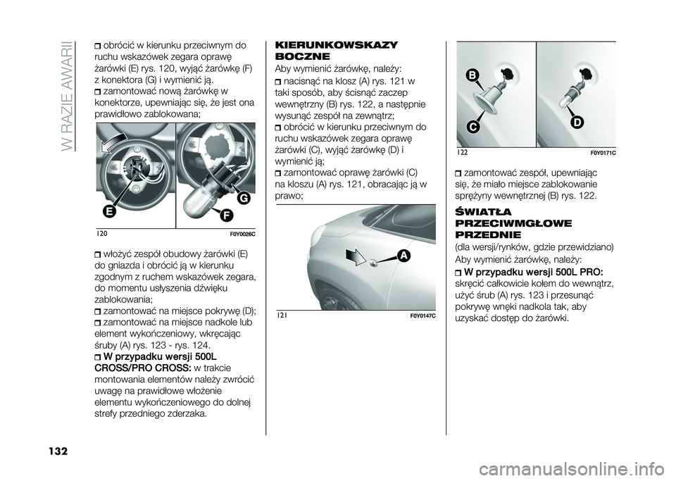 FIAT 500L 2021  Instrukcja obsługi (in Polish) ��(��C�@�*�F�8��@�(�@�C�F�F
��� �������$ � �
��	����
� ����	������
 ��
����� ���
�����	�
 ��	���� ������
�#�����
� �5�8�6 ���� �G�:��" ���