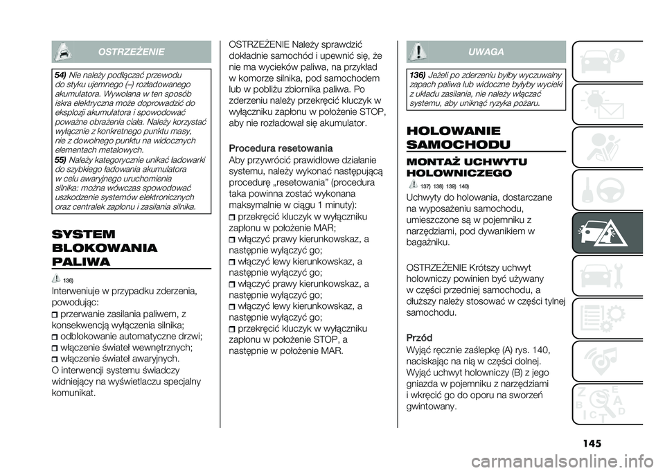 FIAT 500L 2021  Instrukcja obsługi (in Polish) ������ �!�"�#�$�#�%�&�#
�(���9��	 ����	�#� �����!����$ ����	����
�� ����
� ���	�
��	�� �5 ��6 �����������	��
��
��
�������� �(�������