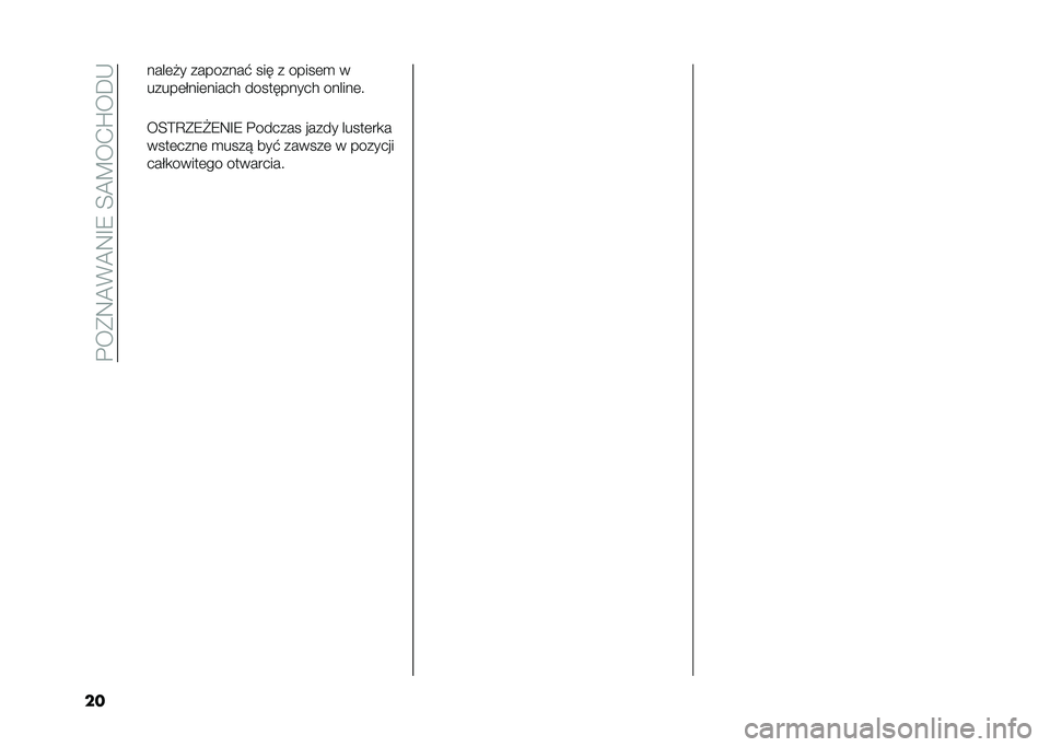 FIAT 500L 2021  Instrukcja obsługi (in Polish) ��%��*�9�@�(�@�9�F�8��<�@�B��.�Q��D�-
�� ����	�#� ��������$ ��� � �����	�
 �
�����	����	����� ���������� ������	�
��<�>�C�*�8�2�8�9�F�8 �%���