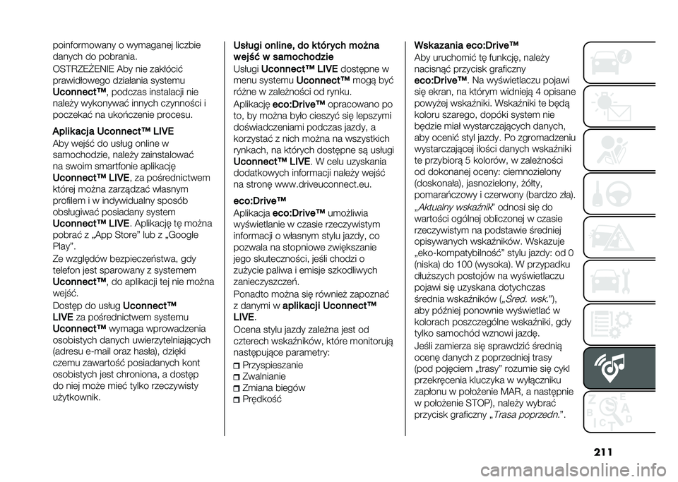 FIAT 500L 2021  Instrukcja obsługi (in Polish) ��������)���
����� � ���
�����	� �������	
������ �� ���������
��<�>�C�*�8�2�8�9�F�8 �@�� ���	 ���
�����$
����������	�� �������