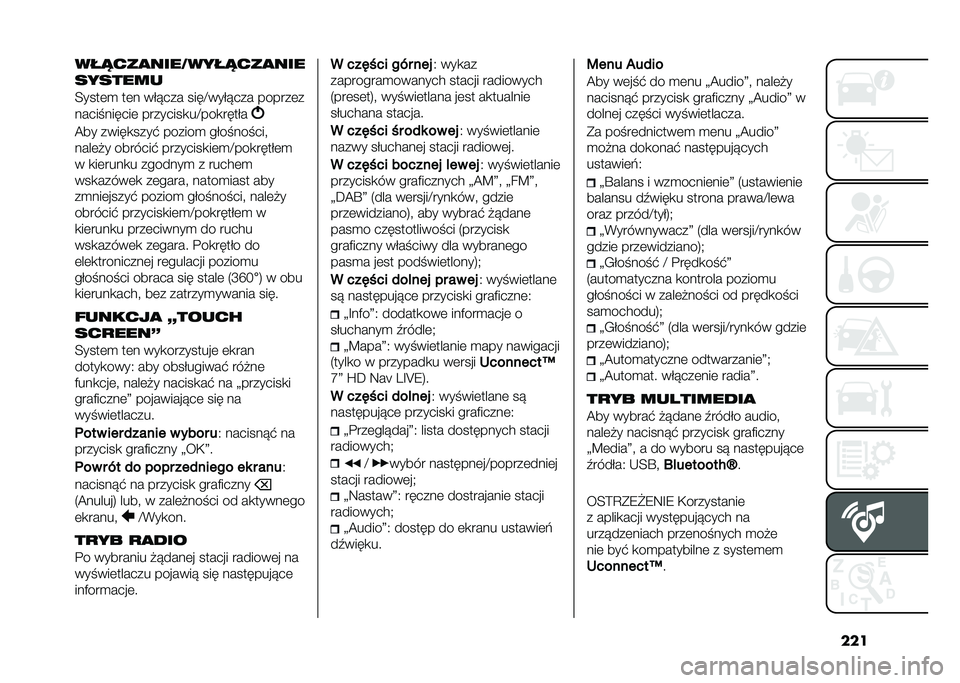 FIAT 500L 2021  Instrukcja obsługi (in Polish) ���������
����2�������
���
�������
�<����	�
 ��	� ���!��� ����E����!��� ������	�
����� ������	 ��������
��E���
�����
�@�� 