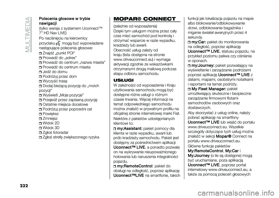 FIAT 500L 2021  Instrukcja obsługi (in Polish) ��B�-��>�F�B�8�D�F�@
��� �	��!������ ������ � � �� ����
��� ����� �
�5����
� ��	����	 � �����	�
�	�
 �-�����	���h
�M�? �Q�D �9��[ ��F�A�8�6
�%�
