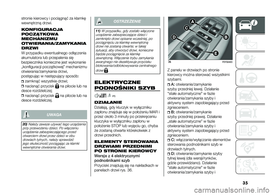 FIAT 500L 2021  Instrukcja obsługi (in Polish) ���������	 �
��	����� � �����!���!�$ �� �
���
�
�
��	��������! ������
����!����
�
���
�	���������
�����
�����
������
�
���
�2�
