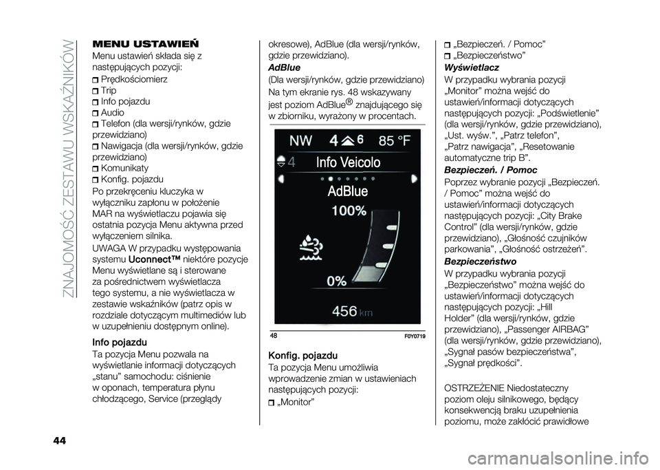 FIAT 500L 2021  Instrukcja obsługi (in Polish) ��*�9�@�0��B��N�]��*�8�<�>�@�(�-��(�<�,�@�\�9�F�,�L�(
�� ���� ����
����
�B�	�� �������	�& ��
���� ��� �
���������!���� ��������4
�%����
�� ��