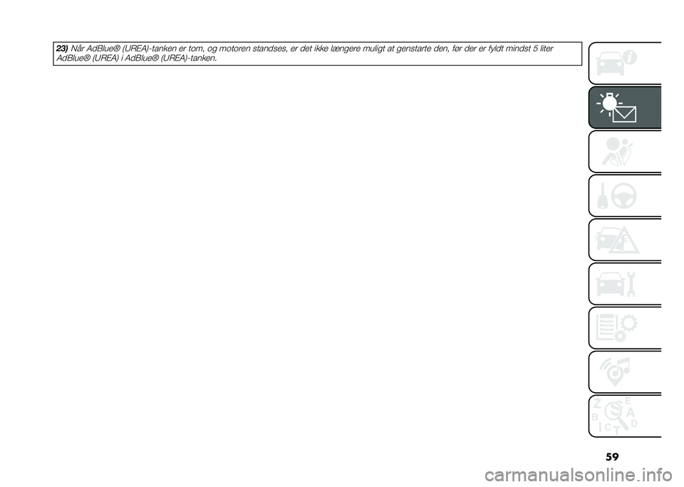 FIAT 500L 2020  Brugs- og vedligeholdelsesvejledning (in Danish) ��
����,�� �4��1����O �:�9�7�%�4�;������� �� ��	�� �	�
 ��	��	��� �
�����
��
� �� ��� ���� ��!��
��� �����
� �� �
���
����� ���� ���