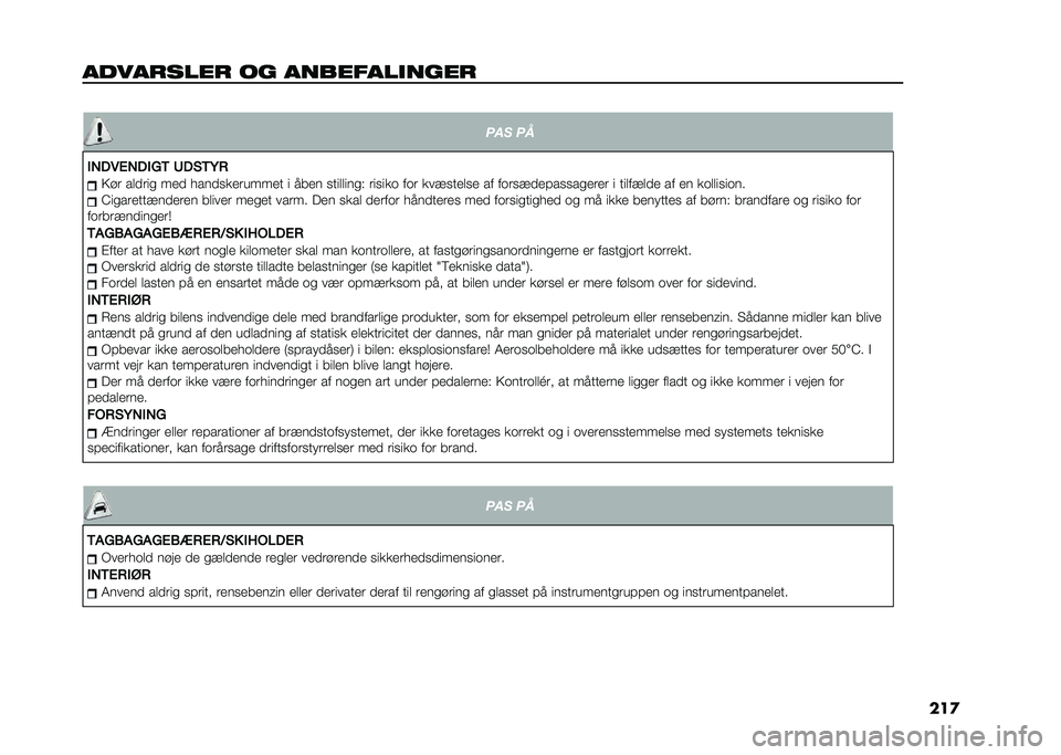 FIAT 500L 2021  Brugs- og vedligeholdelsesvejledning (in Danish) ���

��������� �� ��������
���� �
��� ��
�
�,�-�5��,�-�
�2�. �@�-�(�.�1�* �>�� ������
 ��� � ����
�������� � ���� �
�������
�* ���
��
