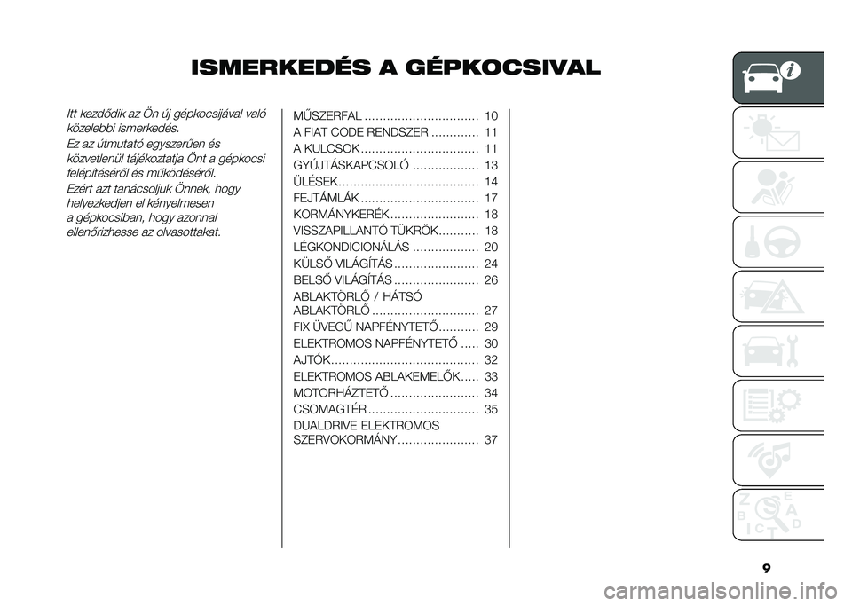FIAT 500L 2020  Kezelési és karbantartási útmutató (in Hungarian) �
���������� � ��� ��	����
����� �	����-���	 � � �
� �%� ����	�������� � �� ��*
�	������)�)� ���(��#�	�����!
�"� � � �%��(�&�� ��* ����