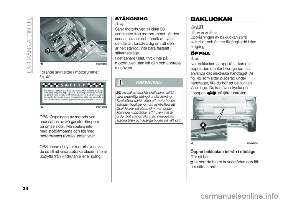 FIAT 500L 2020  Drift- och underhållshandbok (in Swedish) ���B�.��=�B�0�0�5��;�%�0��:�%�
�� ��
���;��?�?��
�������� �����	 ���	�	�� � ���	����
����	
���� �H�3�, ��
���;�?�?���
�/�:�$�+ �E� � ������ ��