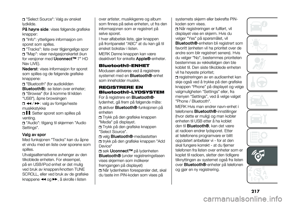 FIAT 500L 2020  Drift- og vedlikeholdshåndbok (in Norwegian) ���
�1�3�
�	�
�&� �3����&�
�1�( ���	� �� �"���
�
�
�	� ��
��	��
�
�*� ��$� � � ���
� �( ����
� ��"�	��
���
 �������
�

�
�����
��( �1�$����1�( � ���
�