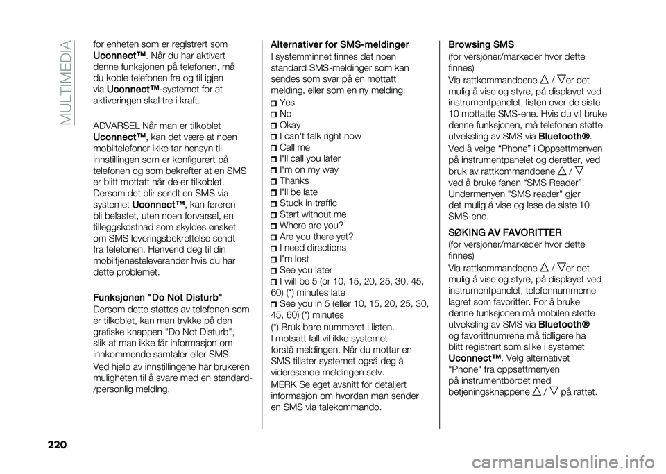 FIAT 500L 2020  Drift- og vedlikeholdshåndbok (in Norwegian) ��5�7��6�$�5�%�!�$�4
��� ��� �
���
��
� ��� �
� ��
������
�� ���
�:�5��	�	��5��?
� ��� �� ��� ��
����
��
��
���
 ����
�����
� �� ��
�	�
���