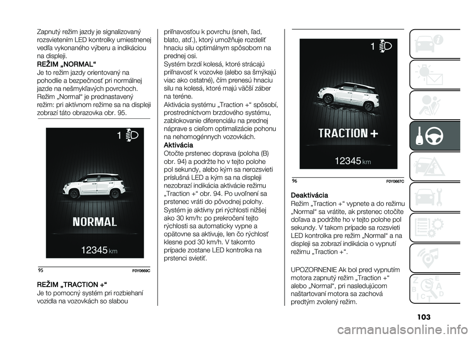 FIAT 500L 2020  Návod na použitie a údržbu (in Slovak) ����I������+ �����
 ����� �� ���D����������+
�����������$�
 ��9�= �
�������
� ��
���������
����0� ���
������� ��+���� � ��