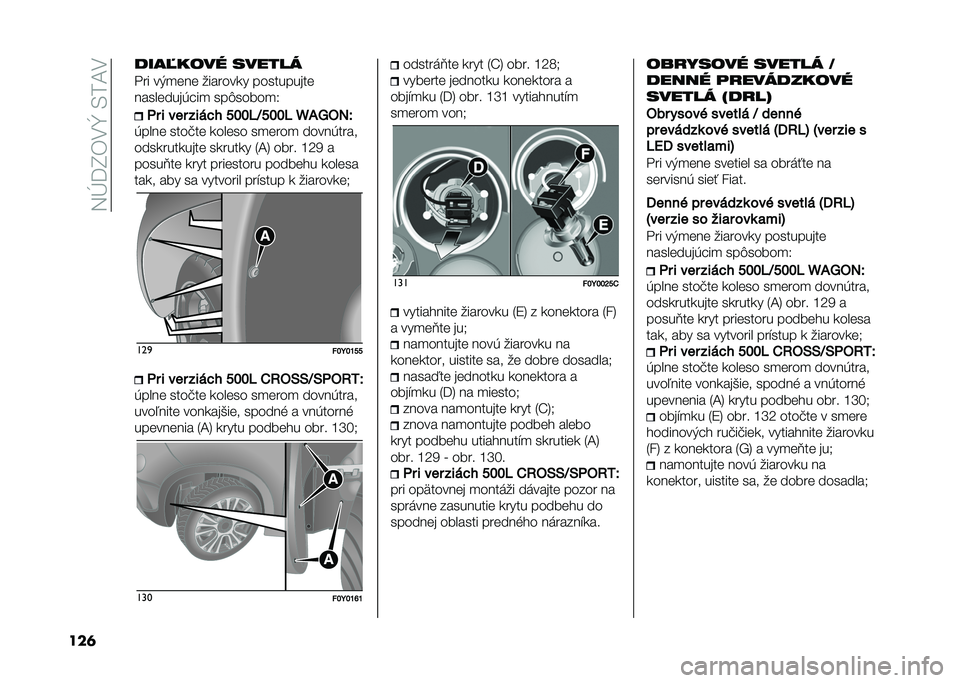 FIAT 500L 2020  Návod na použitie a údržbu (in Slovak) ��5�E�=�I�)�.�[��/��A�.
���	 ����$����! ������
�"�� ��+�
��� �������
� ����������
���������*� ��
 ���&�����
�2
�7� � ��� ����$�# ���� 
