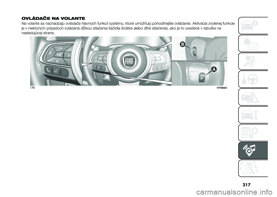 FIAT 500L 2020  Návod na použitie a údržbu (in Slovak) ���

�������� �� �������
�5� ������� �� ��� ��	�����* ����	���#� ������+� � �%���
� ��$ ������
�� �
���� ��
���?���* ��������