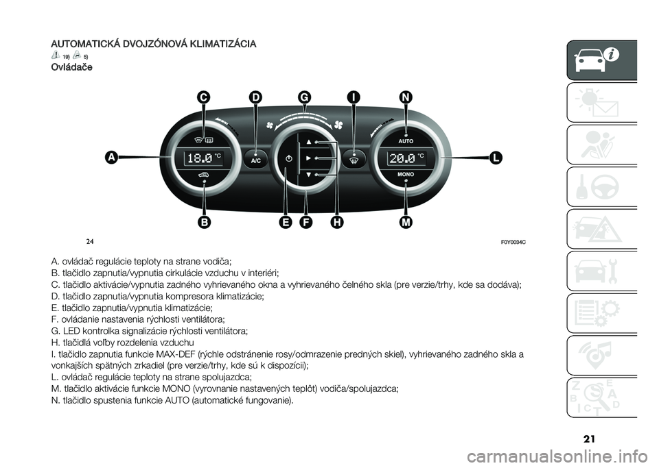 FIAT 500L 2020  Návod na použitie a údržbu (in Slovak) ��
�/�H�3�)�;�/�3�0�.�5 �B �"��)�V�E�W�4�)��B �5 � �0�;�/�3�0�E�B�.�0�/ �O�P�= ��=
�)�����
�&�
� ��
���G���M�S�.
�A� ����	���# ���D���	� �� ������� �� ������