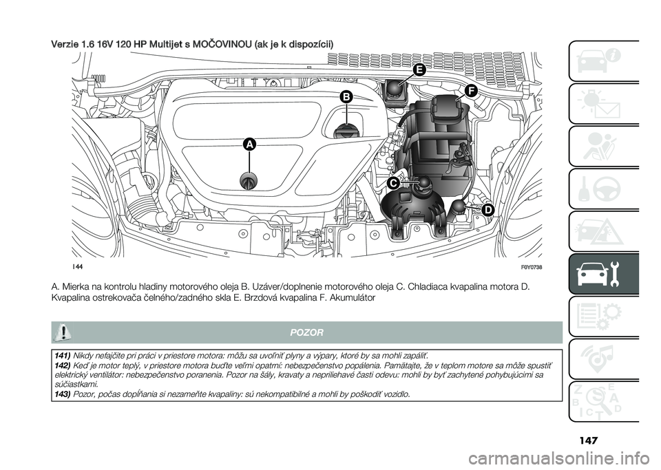 FIAT 500L 2021  Návod na použitie a údržbu (in Slovak) ���

��� ��� �O�!�R �O�R� �O�L� �@�8 �<���
��+ ��
 � �<�)�\�)��2�5�)�H �=�
�	 �+ � �	 ��������$���>
���
���G��K�M�T
�A� �B����
� �� �
������� ������