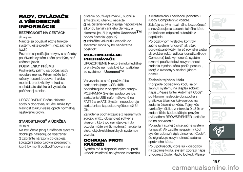 FIAT 500L 2021  Návod na použitie a údržbu (in Slovak) ���
�
����Y ��������
� ���������!
���"��
�����
�9�7�F�8�7�\�5�)�/�i �5�1 �0�7�/�4�C�0�@
�O�R�O�> �O�R�L�>
�5���#�� �� �����$���! ��&��� �%���
� ��
��