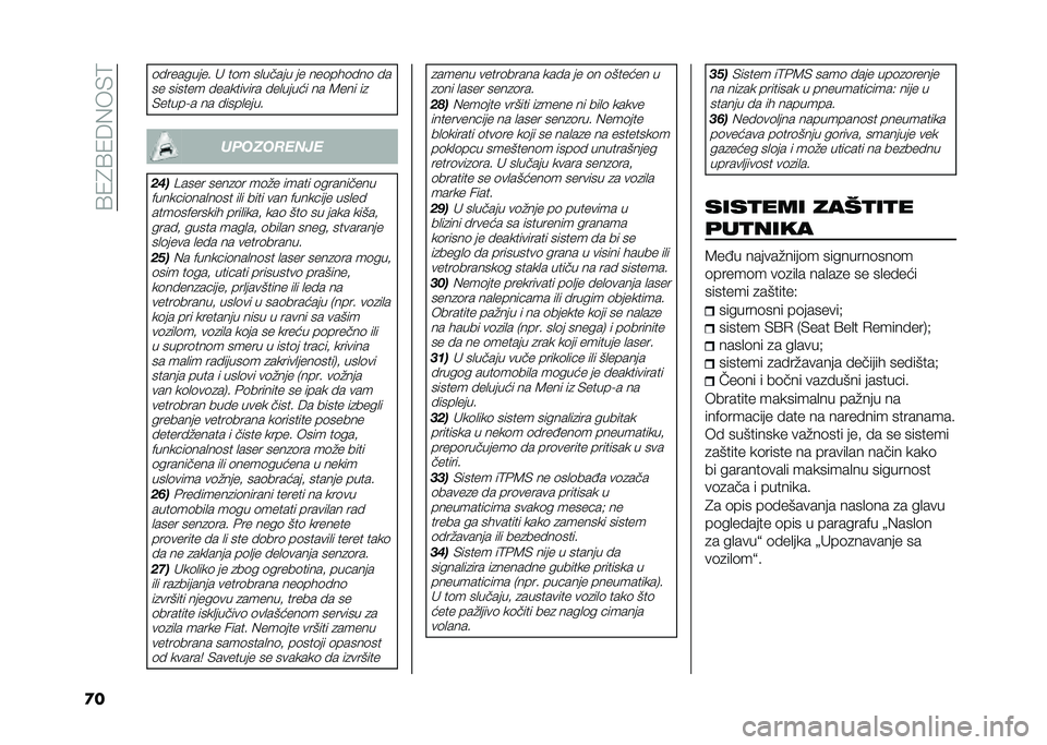 FIAT 500L 2020  Knjižica za upotrebu i održavanje (in Serbian) ��?�1�4�?�1�6�(��)�9
�
�
�	� �������� �" ��	� ��
����� �� ���	���	� ��	 � �
�� ������ � ��������� � ��
����� �� �8��� ��
�)�����*� �� � �