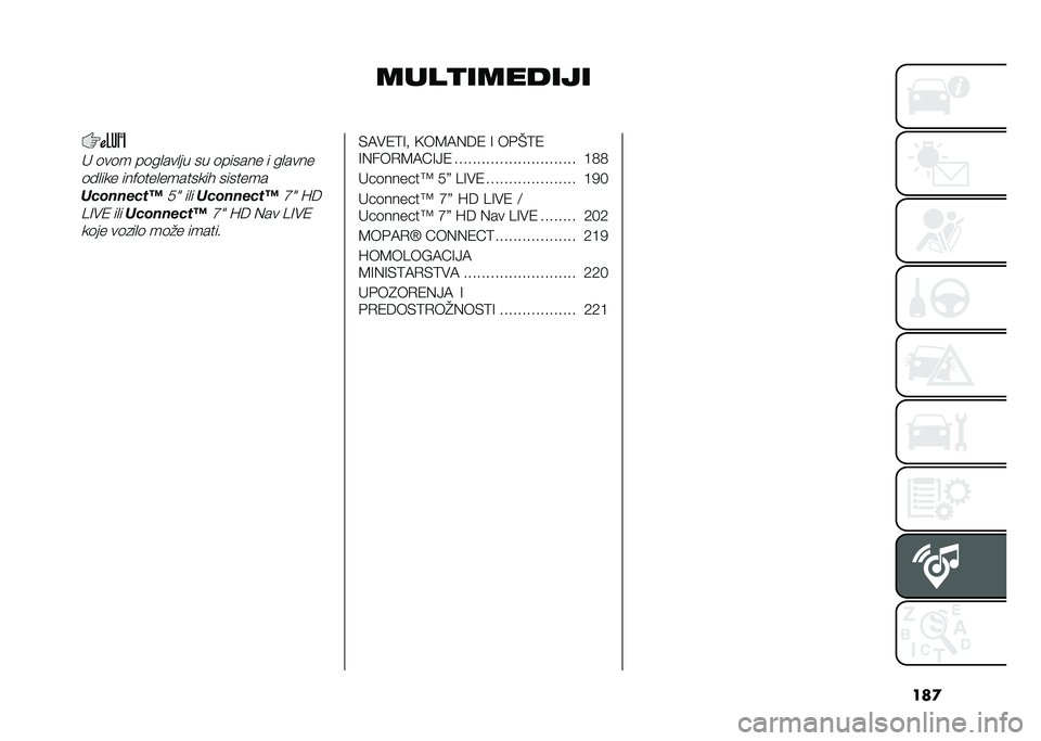 FIAT 500L 2021  Knjižica za upotrebu i održavanje (in Serbian) ���

����
��������" �	��	� ��	��
���
�� �� �	������ � ��
����
�	� �
��� ���$�	���
�������� �������
��0�����0��9��5 ��
���0�����0�