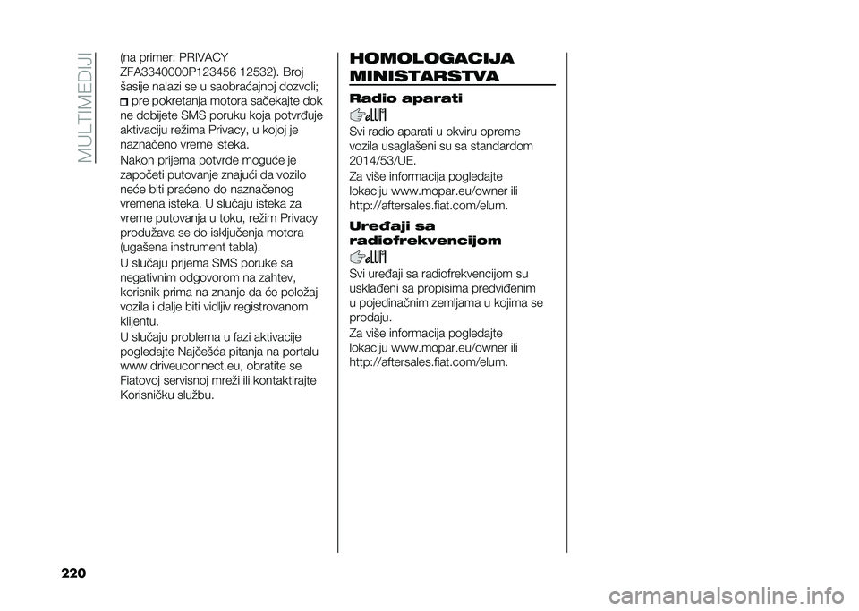 FIAT 500L 2021  Knjižica za upotrebu i održavanje (in Serbian) ��8�"��9�=�8�1�6�=�>�=
��� �-�� �������, �&�.�=��7�A�T
�4��7�B�B�D�����&�@�2�B�D��F �@�2��B�2�/� �?��	�
������ ���
��
� �� � ���	��������	� � �	�
��	�
�