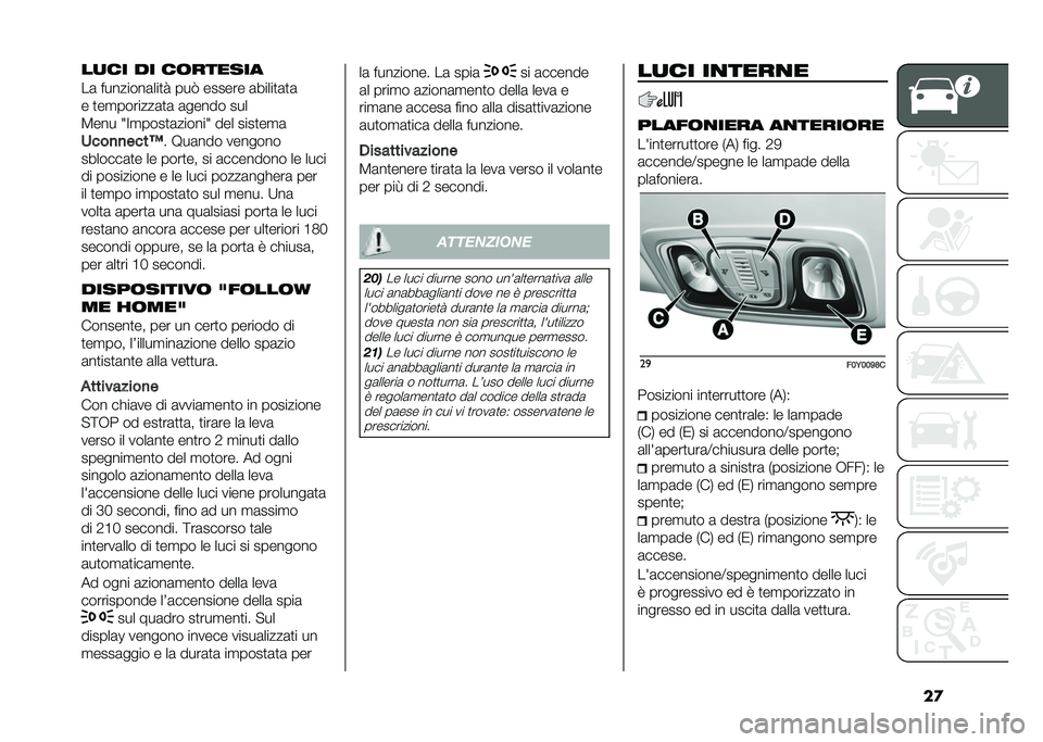 FIAT 500L LIVING 2020  Libretto Uso Manutenzione (in Italian) ��
��
�� �� ��	������
��	 ��������	���
� ���4 ������ �	�����
�	�
�	
� �
��
�������	�
�	 �	����� ���
�3��� �6�=�
����
�	������6 ��� ��