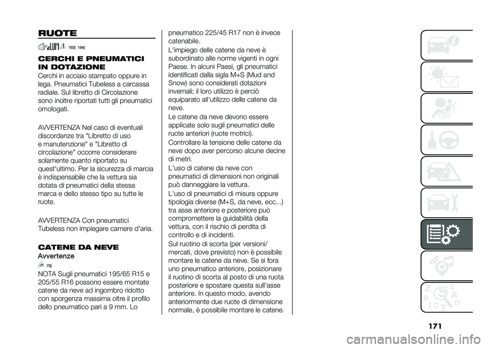 FIAT 500L LIVING 2021  Libretto Uso Manutenzione (in Italian) ��
���
�	��
�;�=�9�1 �;�=�>�1
������ � ��
��
������
��
 ��	�����	�
�
�����!� �� �	����	�� ��
�	�
��	�
� ������ ��
����	� �����
�	�
��� �;�