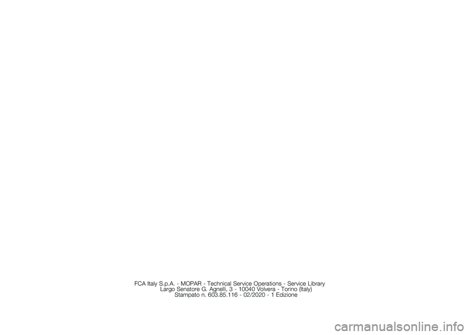 FIAT 500L LIVING 2021  Libretto Uso Manutenzione (in Italian) 