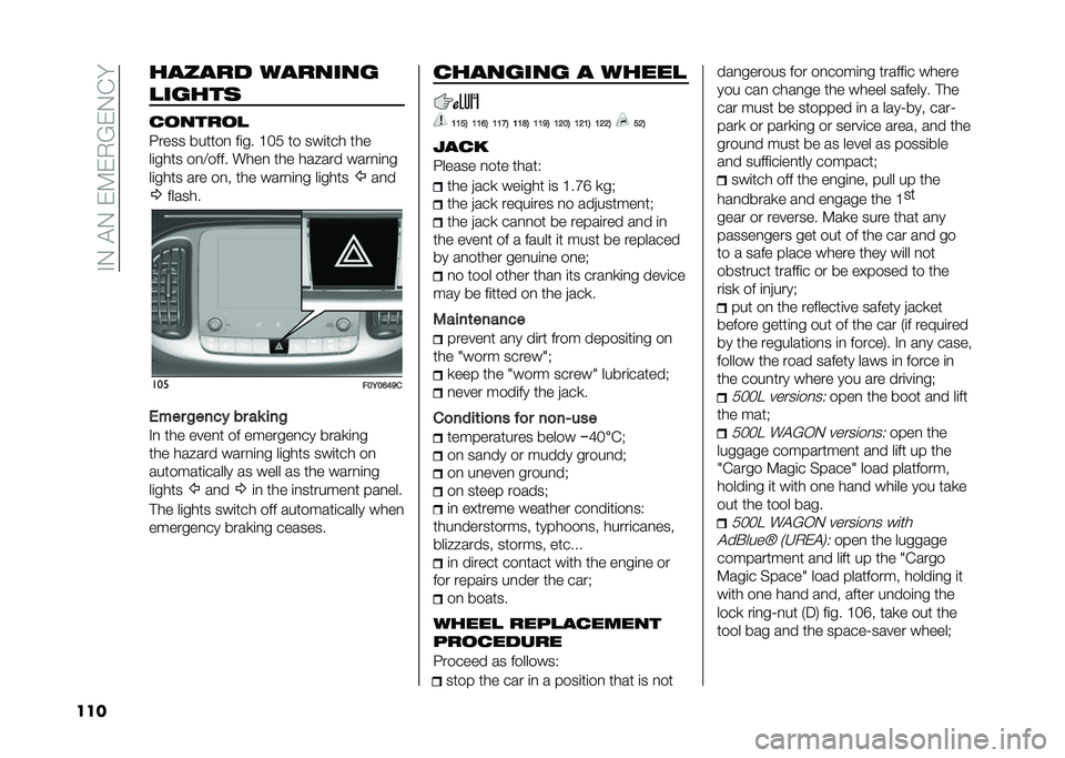 FIAT 500L LIVING 2020  Owner handbook (in English) ��%�0��$�0��)�:�)�.�?�)�0�(� 
��� ���)��� �������
�
�����	
�
������
�G���� ������
 ��	�� �A�� �� ���	��� ���
��	���� ��
�>���� ����
 �