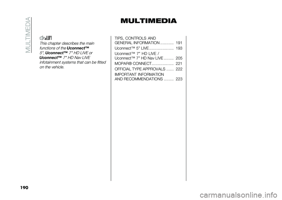 FIAT 500L LIVING 2020  Owner handbook (in English) ��:�6��#�%�:�)�5�%�$
��� ���
�������
�#��	� ������� ������	��� ��� ���	�
���
���	��
� �� ���
�6�,��
�
��,��7
��8��6�,��
�
��,��7�E�8 ��5 ��%�9